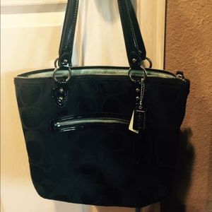 Black coach bag